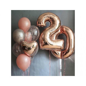 Воздушные шары на день рождения "Горячий сет 1"